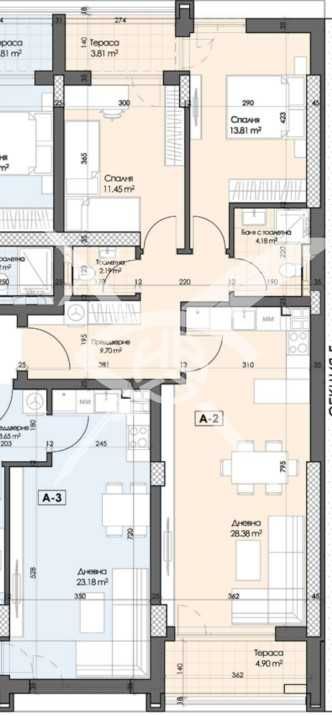 Тристаен апартамент в Пловдив, Кършияка - 113 кв.м за 609 €/кв.м - Снимка #1