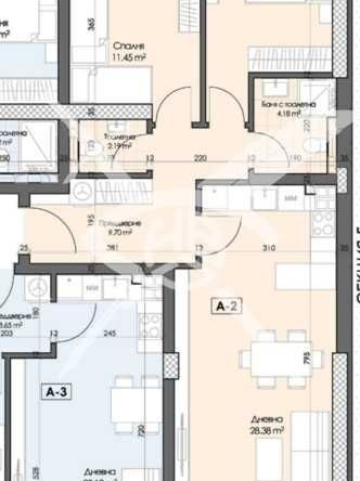 Тристаен апартамент в Пловдив, Кършияка - 113 кв.м за 1194 €/кв.м - Снимка #1