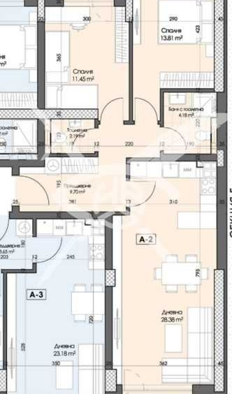 Тристаен апартамент в Пловдив, Кършияка - 113 кв.м за 1194 €/кв.м - Снимка #1