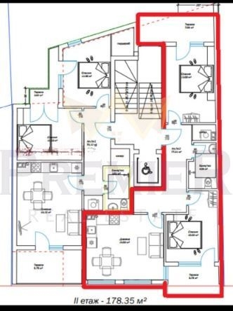 Тристаен апартамент в Варна, Христо Ботев - 89 кв.м за 1851 €/кв.м - Снимка #1