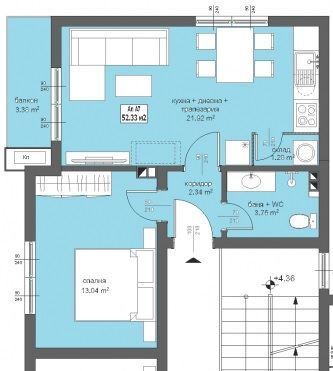 Двустаен апартамент в София, Симеоново - 65 кв.м за 3041 €/кв.м - Снимка #1