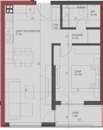 Двустаен апартамент в София, Кръстова вада - 73 кв.м за 1771 €/кв.м - Снимка #1