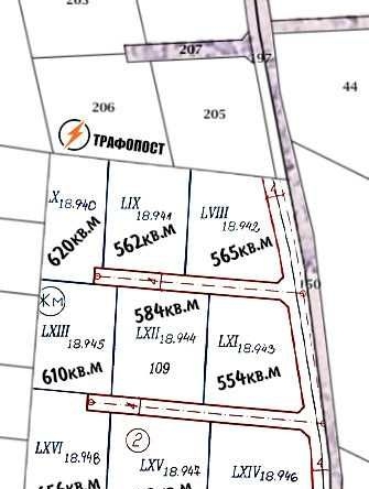 Парцел в Божурище - 554 кв.м за 60 €/кв.м - Снимка #1