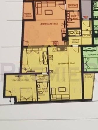 Тристаен апартамент в Варна, Левски - 108 кв.м за 2436 €/кв.м - Снимка #1