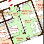 Двустаен апартамент в Бургас, Сарафово - 54 кв.м за 1595 €/кв.м - Снимка #1