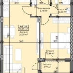 Двустаен апартамент в Пловдив, Тракия - 71 кв.м за 1094 €/кв.м - Снимка #1
