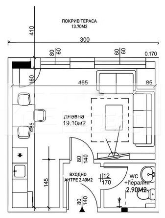 Едностаен апартамент в Пловдив, Южен - 49 кв.м за 1266 €/кв.м - Снимка #1