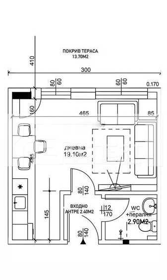 Едностаен апартамент в Пловдив, Южен - 49 кв.м за 1266 €/кв.м - Снимка #1