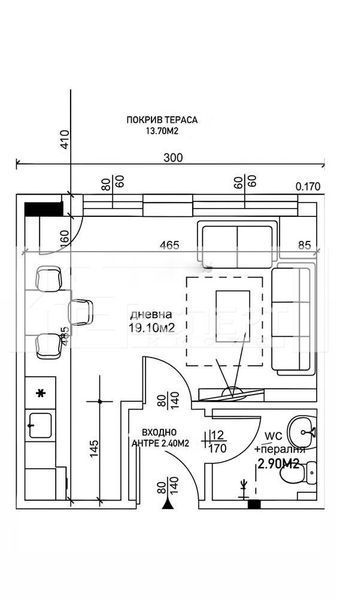 Едностаен апартамент в Пловдив, Южен - 49 кв.м за 1266 €/кв.м - Снимка #1