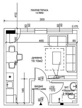 Едностаен апартамент в Пловдив, Остромила - 49 кв.м за 646 €/кв.м - Снимка #1