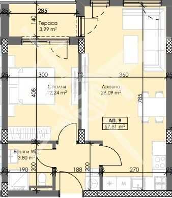 Дава се под наем Двустаен апартамент в Пловдив, Тракия - 71 кв.м за 69540.54 € - Снимка #1