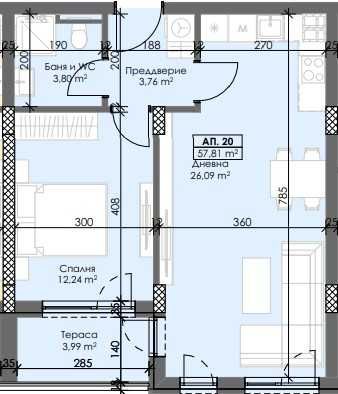Дава се под наем Двустаен апартамент в Пловдив, Тракия - 71 кв.м за 77282.85 € - Снимка #1