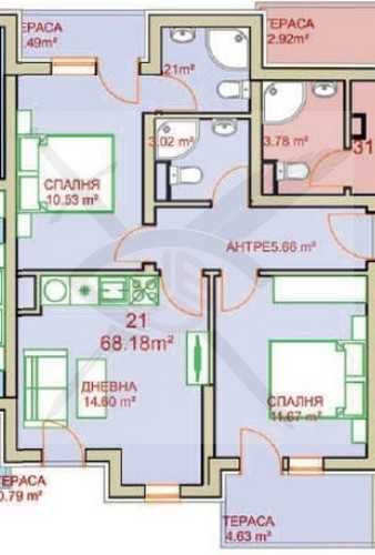 Тристаен апартамент в София, Студентски град - 84 кв.м за 2100 €/кв.м - Снимка #1