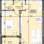Двустаен апартамент в Пловдив, Тракия - 72 кв.м за 1085 €/кв.м - Снимка #1
