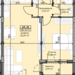 Двустаен апартамент в Пловдив, Тракия - 71 кв.м за 1094 €/кв.м - Снимка #1