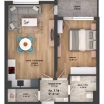 Двустаен апартамент в Пловдив, Кършияка - 64 кв.м за 1002 €/кв.м - Снимка #1