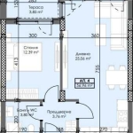 Двустаен апартамент в Пловдив, Тракия - 66 кв.м за 995 €/кв.м - Снимка #1