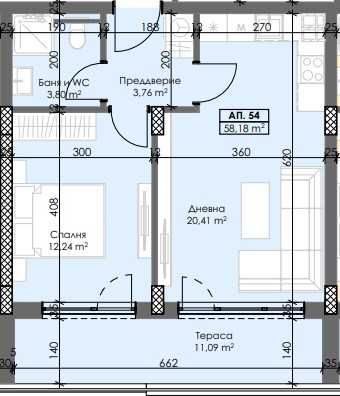 Двустаен апартамент в Пловдив, Тракия - 72 кв.м за 1092 €/кв.м - Снимка #1