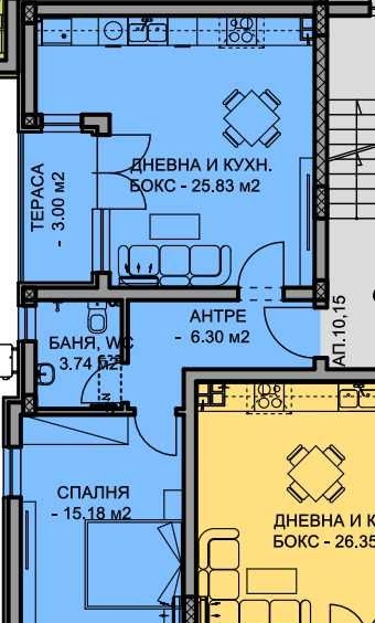 Двустаен апартамент в Пловдив, Остромила - 77 кв.м за 1130 €/кв.м - Снимка #1