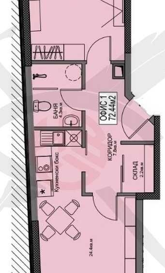 Офис в София, Красно село - 93 кв.м за 1974 €/кв.м - Снимка #1