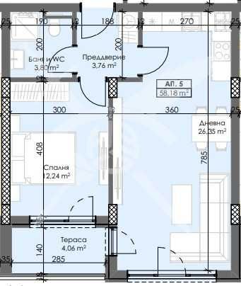 Двустаен апартамент в Пловдив, Тракия - 72 кв.м за 541 €/кв.м - Снимка #1