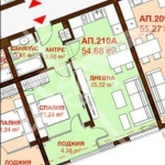 Двустаен апартамент в Бургас, Сарафово - 54 кв.м за 1595 €/кв.м - Снимка #1