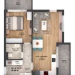 Двустаен апартамент в Пловдив, Кършияка - 77 кв.м за 1271 €/кв.м - Снимка #1