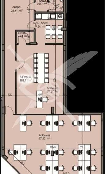 Офис в Бургас, Изгрев - 182 кв.м за 612 €/кв.м - Снимка #1