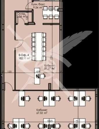 Офис в Бургас, Изгрев - 182 кв.м за 1201 €/кв.м - Снимка #1