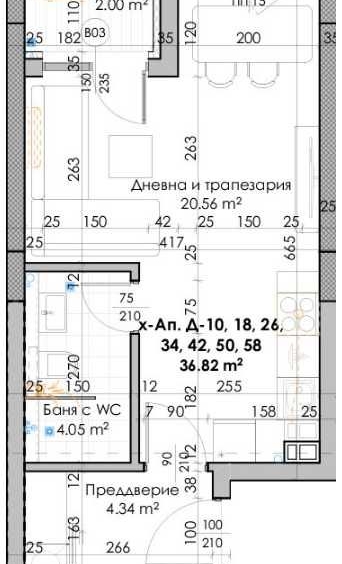 Едностаен апартамент в Пловдив, Кючук Париж - 45 кв.м за 572 €/кв.м - Снимка #1