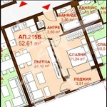 Двустаен апартамент в Бургас, Сарафово - 52 кв.м за 1595 €/кв.м - Снимка #1