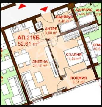 Двустаен апартамент в Бургас, Сарафово - 52 кв.м за 1595 €/кв.м - Снимка #1
