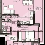 Тристаен апартамент в Бургас, Изгрев - 117 кв.м за 1206 €/кв.м - Снимка #1