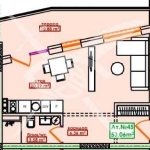 Ателие в Бургас, Меден рудник - зона А - 53 кв.м за 460 €/кв.м - Снимка #1