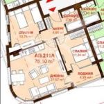 Тристаен апартамент в Бургас, Сарафово - 75 кв.м за 824 €/кв.м - Снимка #1