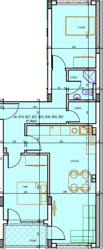 Тристаен апартамент в Стара Загора, Аязмото - 102 кв.м за 534 €/кв.м - Снимка #1