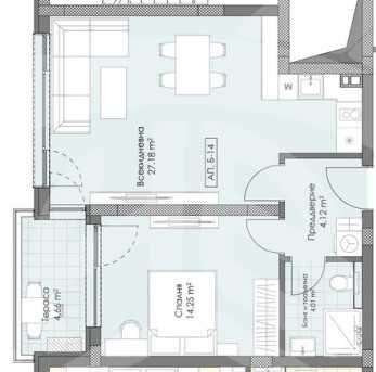 Двустаен апартамент в Пловдив, Остромила - 73 кв.м за 537 €/кв.м - Снимка #1