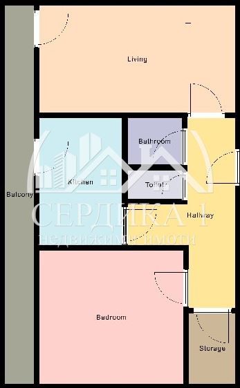 Двустаен апартамент в София, Западен парк - 62 кв.м за 2339 €/кв.м - Снимка #1
