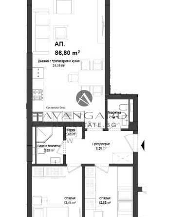 Тристаен апартамент в Пловдив, Кършияка - 99 кв.м за 920 €/кв.м - Снимка #1
