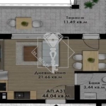 Едностаен апартамент в Пловдив, Остромила - 52 кв.м за 748 €/кв.м - Снимка #1