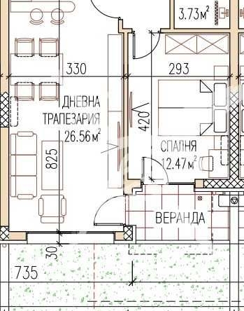 Двустаен апартамент в Пловдив, Остромила - 62 кв.м за 589 €/кв.м - Снимка #1