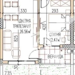 Двустаен апартамент в Пловдив, Остромила - 62 кв.м за 1155 €/кв.м - Снимка #1