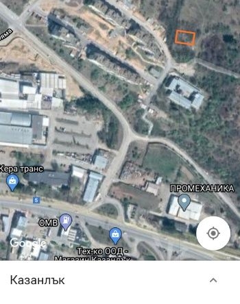 Парцел в Казанлък - 800 кв.м за 14 €/кв.м - Снимка #1