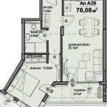 Тристаен апартамент в София, Люлин 5 - 76 кв.м за 1562 €/кв.м - Снимка #1