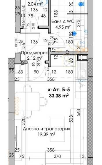 Дава се под наем Едностаен апартамент в Пловдив, Кючук Париж - 40 кв.м за 22478 € - Снимка #1
