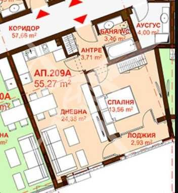 Двустаен апартамент в Бургас, Сарафово - 55 кв.м за 835 €/кв.м - Снимка #1