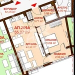 Двустаен апартамент в Бургас, Сарафово - 55 кв.м за 1582 €/кв.м - Снимка #1