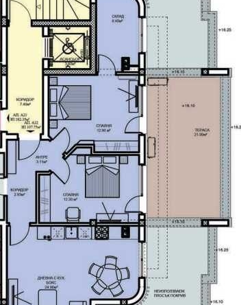 Тристаен апартамент в Асеновград - 148 кв.м за 460 €/кв.м - Снимка #1