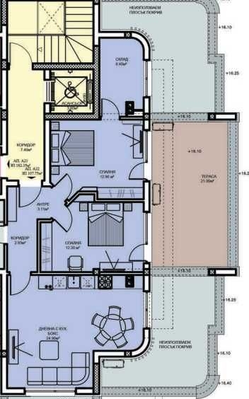 Тристаен апартамент в Асеновград - 148 кв.м за 460 €/кв.м - Снимка #1