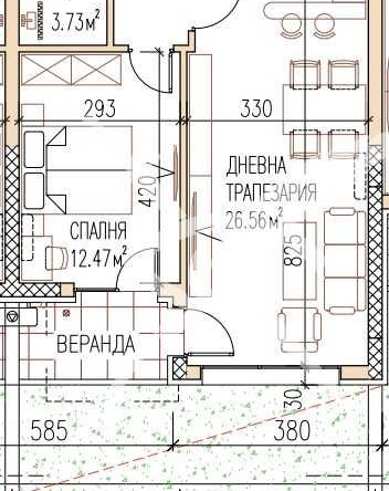 Двустаен апартамент в Пловдив, Остромила - 63 кв.м за 587 €/кв.м - Снимка #1